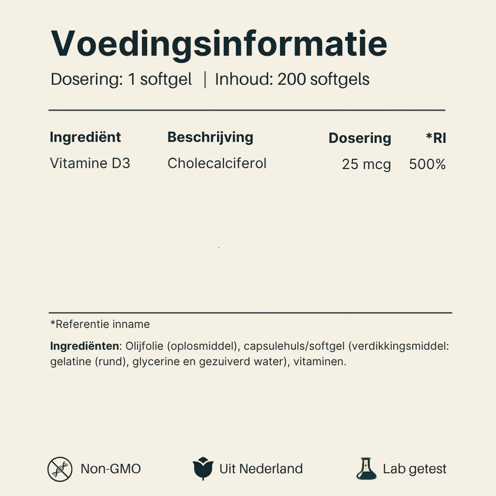 Vitamine D3 - 25 mcg - Image 7