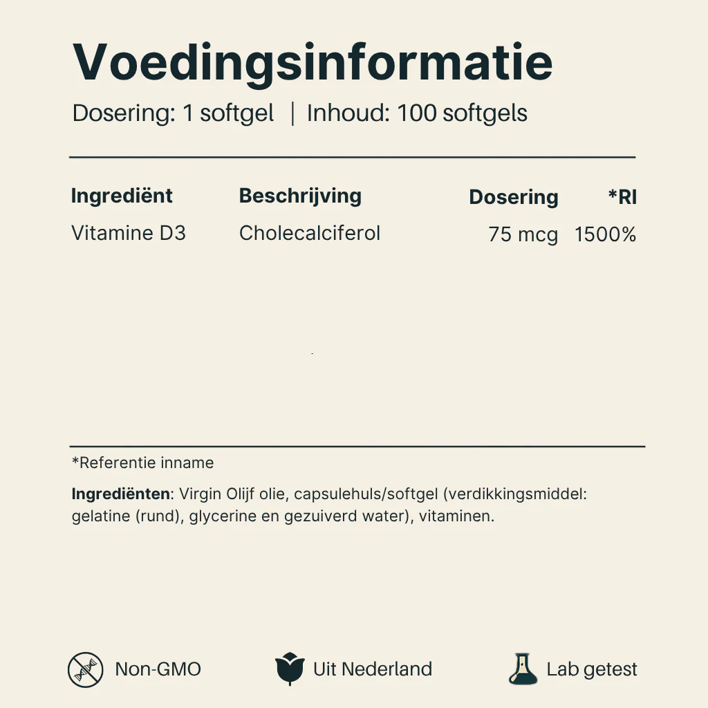 Vitamine D3 - 75 mcg - Image 7